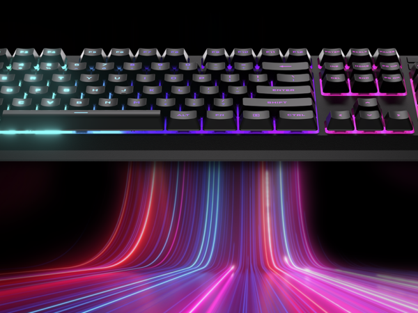 teclado gamer Corsair K55